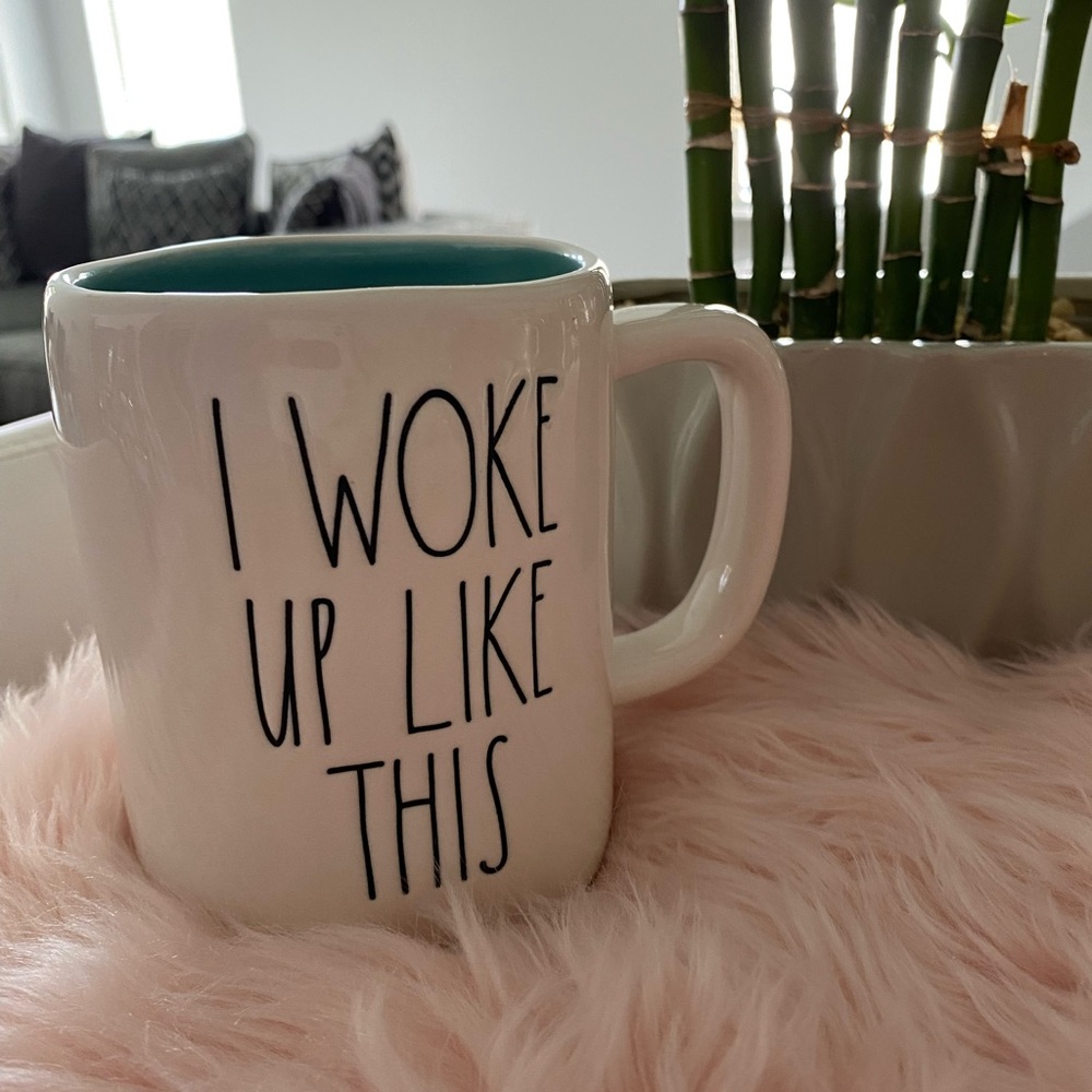 RAE DUNN I WOKE UP LIKE THIS MUG